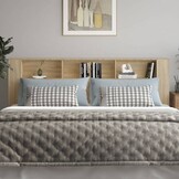 vidaXL Hoofdbordkast 220x18,5x104,5 cm sonoma eikenkleurig