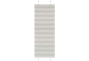 vidaXL Plissé Rolgordijn Lichtgrijs (80x200cm) - 61% Korting!