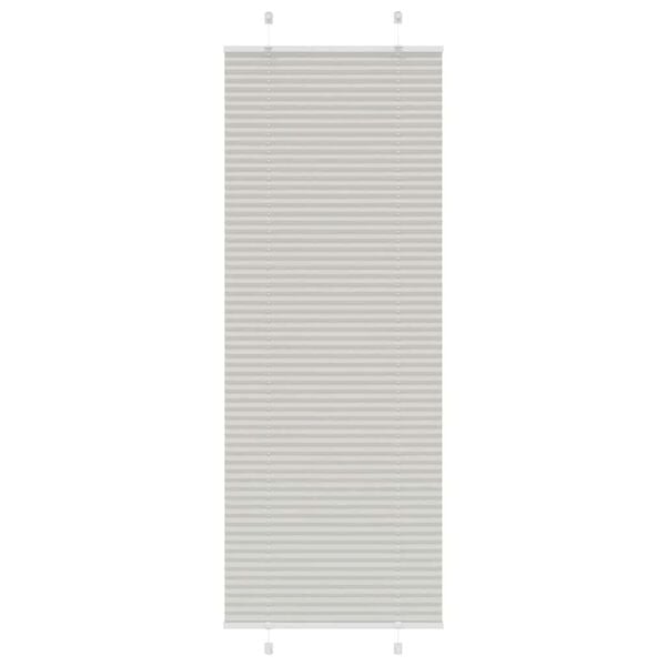 Plissé rolgordijn Lichtgrijs (80x200 cm) - 67% Korting