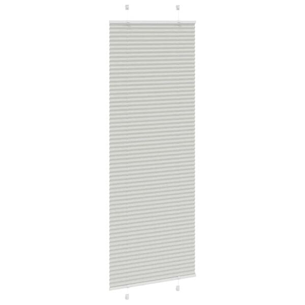 Plissé rolgordijn Lichtgrijs (80x200 cm) - 67% Korting