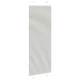 Plissé rolgordijn Lichtgrijs (80x200 cm) - 67% Korting