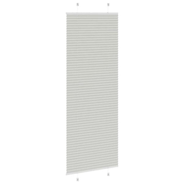 Plissé rolgordijn Lichtgrijs (80x200 cm) - 67% Korting
