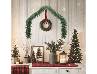 vidaXL Kerstslinger 5m PVC - 57% Korting!