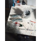 vidaXL Kerstboomstandaard 1.73 Groen 49 x 49 x 15,5 cm Staal