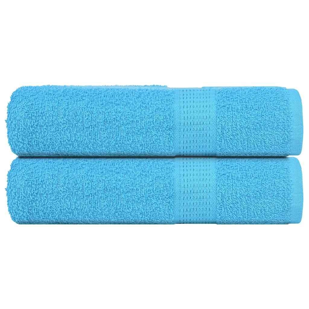 vidaXL Katoenen Handdoeken Set 2x (50x100 cm) Turquoise - 51% Korting