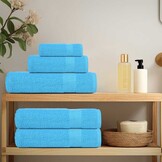 vidaXL Katoenen Handdoeken Set 2x (50x100 cm) Turquoise - 51% Korting