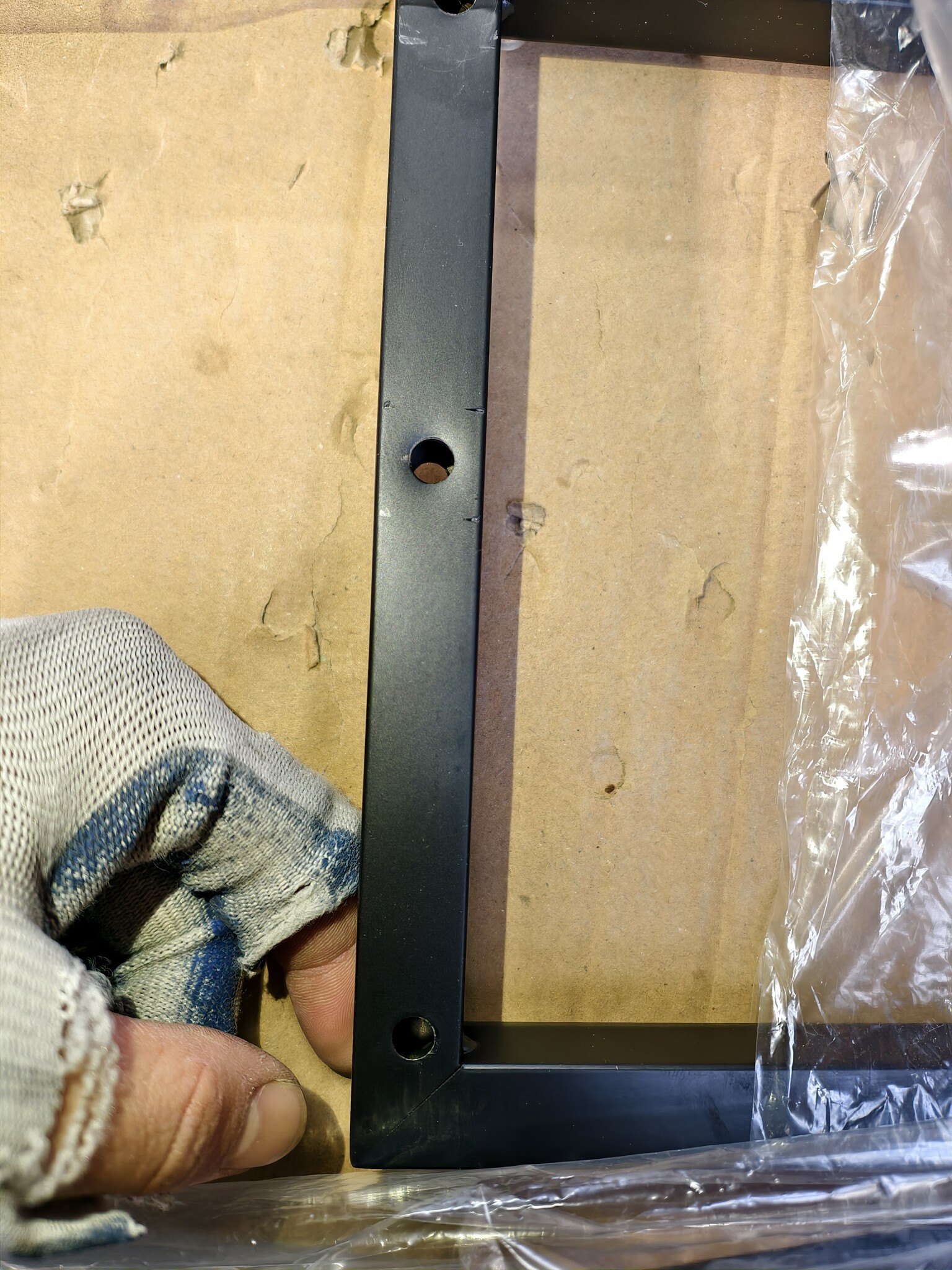 Handdoekenrek vrijstaand 3 armen zwart gepoedercoat staal voor badkamer sneldrogend