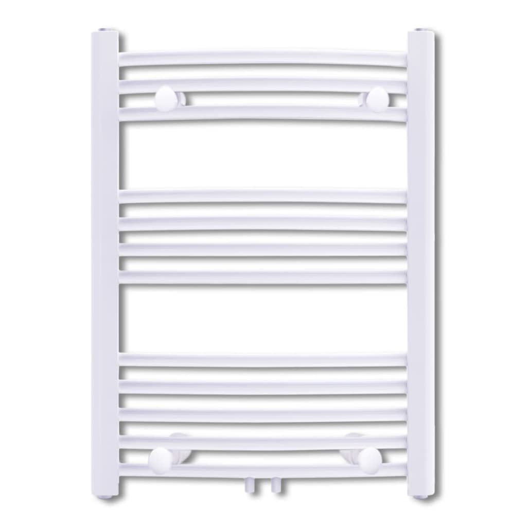 VidaXL Radiator/Handdoekenrek Curve Wit - 500x764mm - 78% Korting
