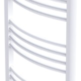 VidaXL Radiator/Handdoekenrek Curve Wit - 500x764mm - 78% Korting