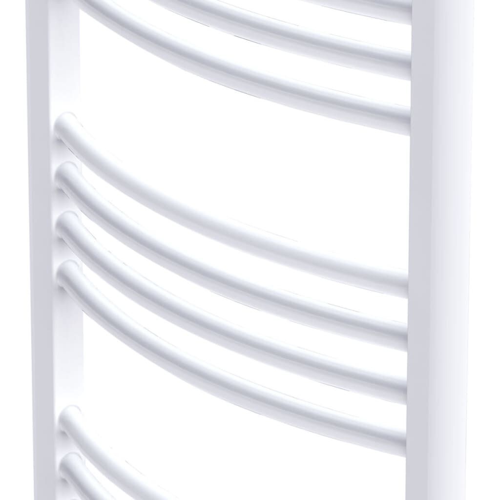 VidaXL Radiator/Handdoekenrek Curve Wit - 500x764mm - 78% Korting