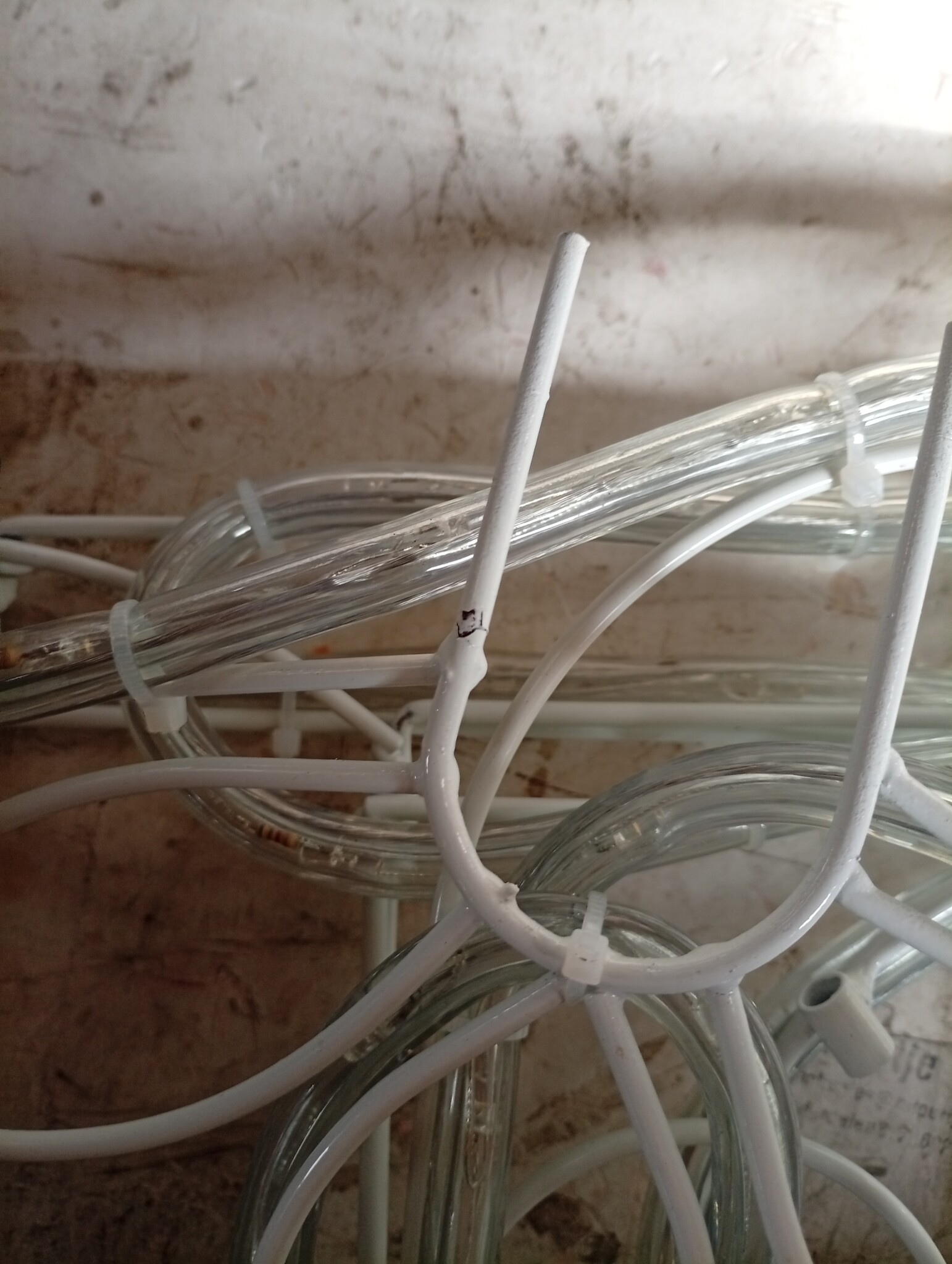 vidaXL Kerstfiguur rendier warmwit 76x42x87 cm