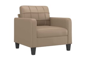 vidaXL Fauteuil Cappuccino Kunstleer - 52% Korting