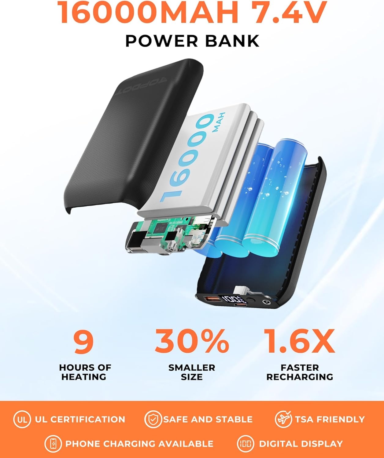 Dames Vest 10 Verwarmingszones 16000mAh Accu | 72% Korting