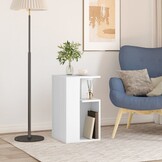 Wit Houten Bijzettafeltje 35x35x60 cm - 76% Korting