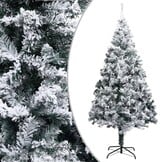 VidaXL Kunstkerstboom met Sneeuw - 180 cm - 60% Korting