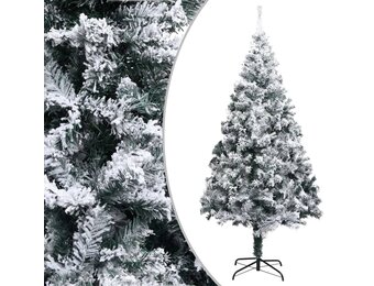 VidaXL Kunstkerstboom met Sneeuw - 180 cm - 60% Korting