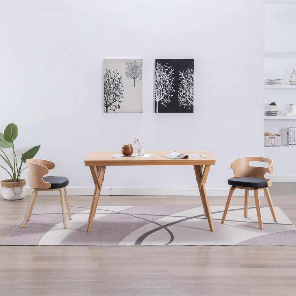vidaXL Eetkamerstoelen 2 stuks - 65% Korting!