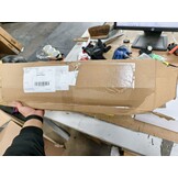 WC rolhouder staand met toiletborstel - 20x63cm - zwart