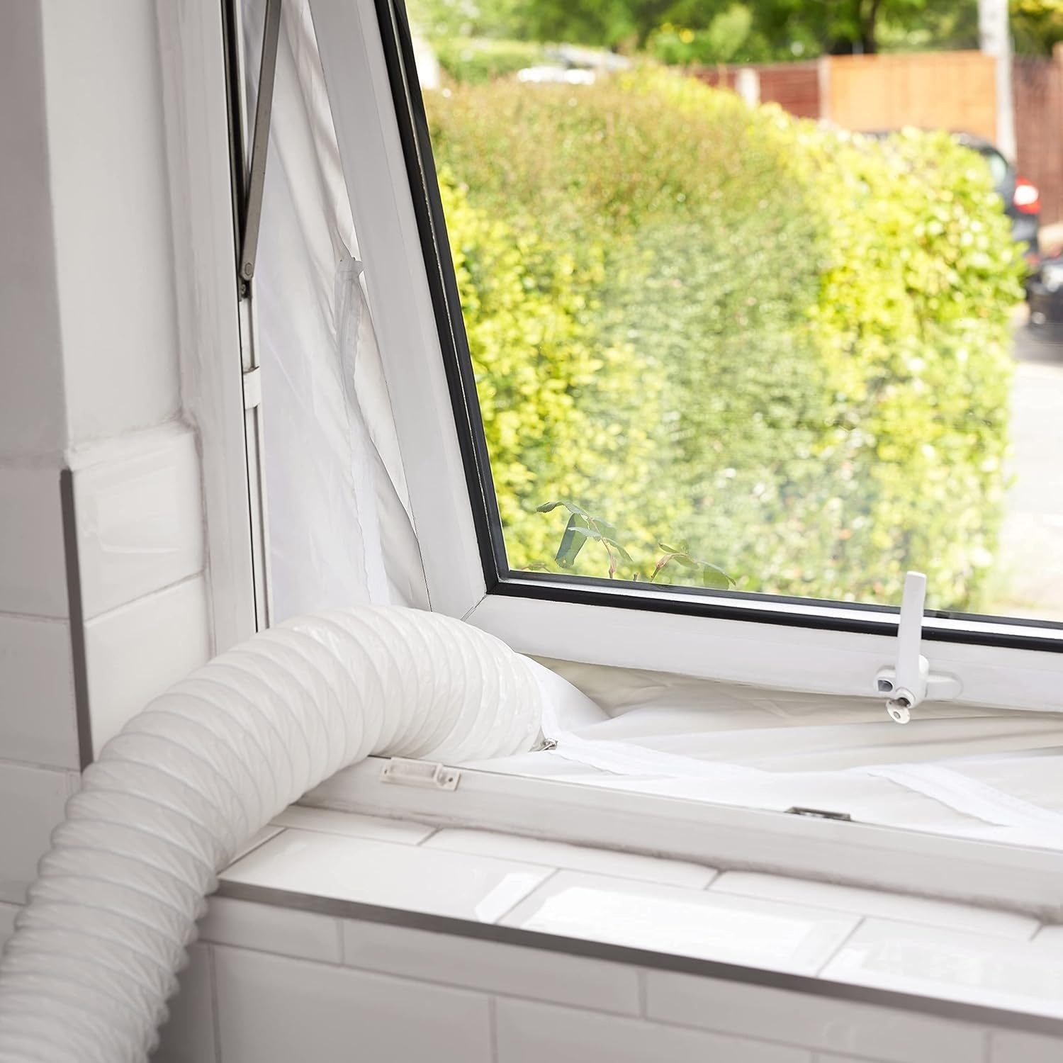 Raamafdichting voor Mobiele Airco (400 cm) Blijf Koel in de Zomer, Perfect voor Warme Klimaten