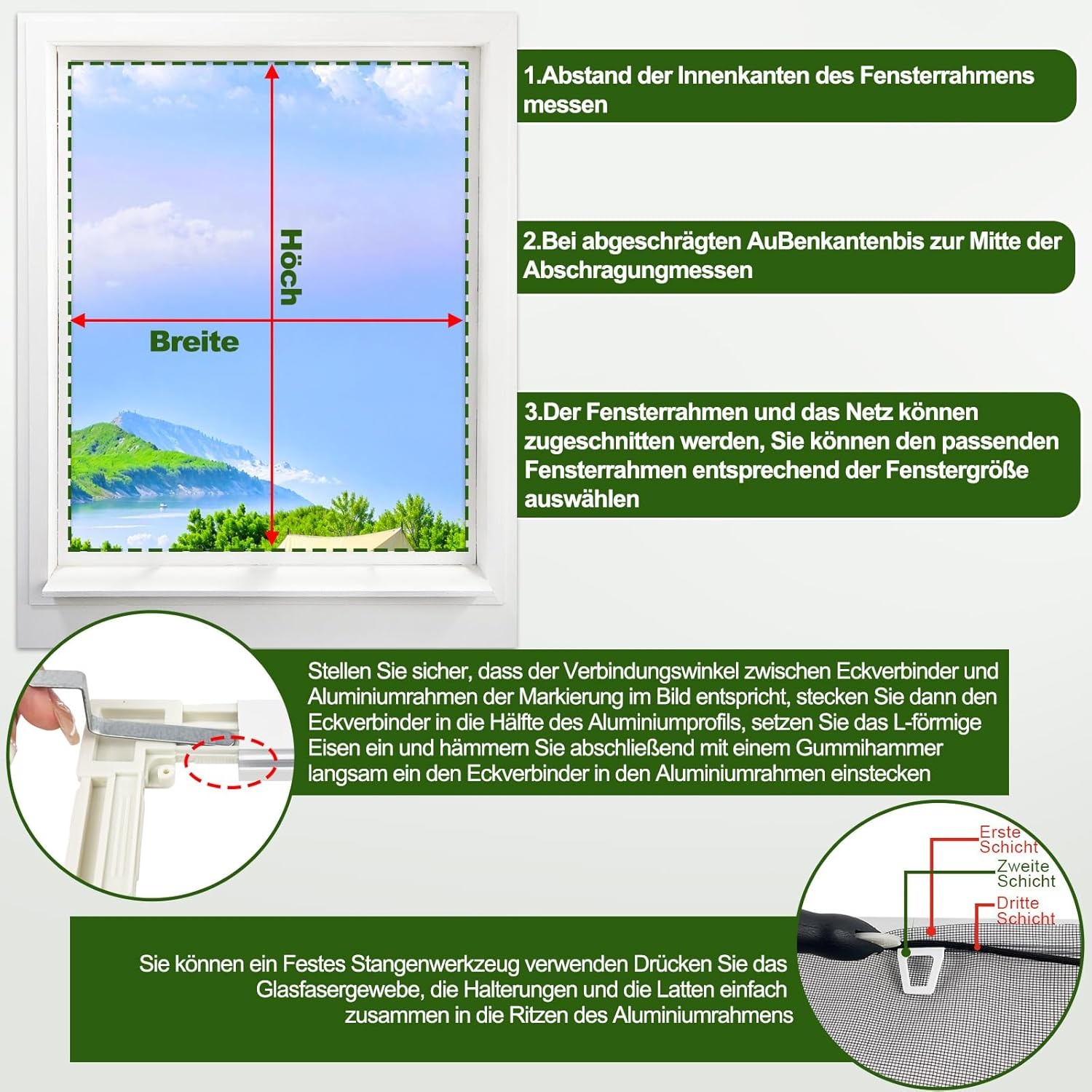 Zelfbouw Vliegengaas Raamhor Aluminium Frame 80x100cm | 44% Korting
