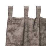 vidaXL Gordijn met gordijnen 2 pcs Cappuccino 245 x 140 cm Fluweel