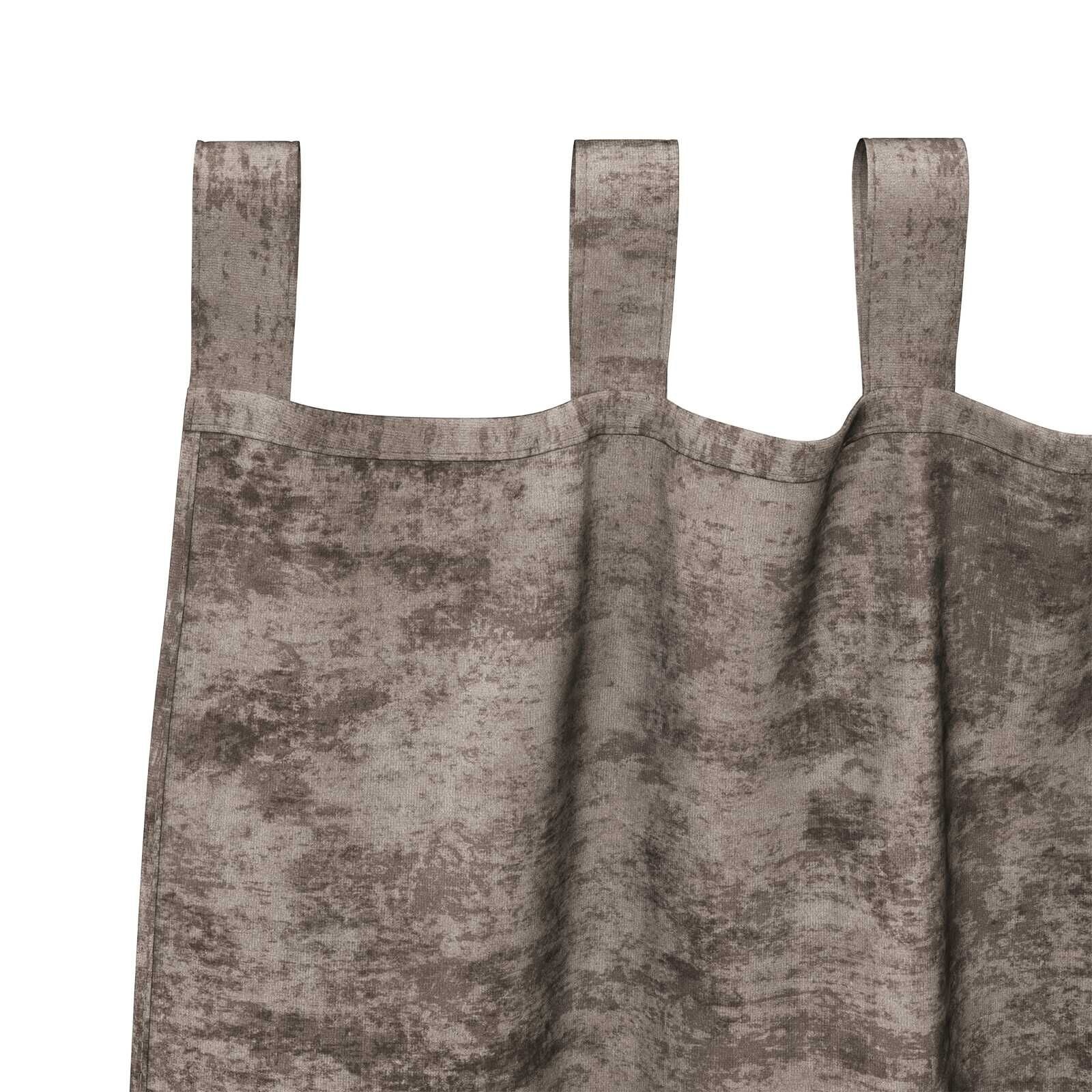 vidaXL Gordijn met gordijnen 2 pcs Cappuccino 245 x 140 cm Fluweel