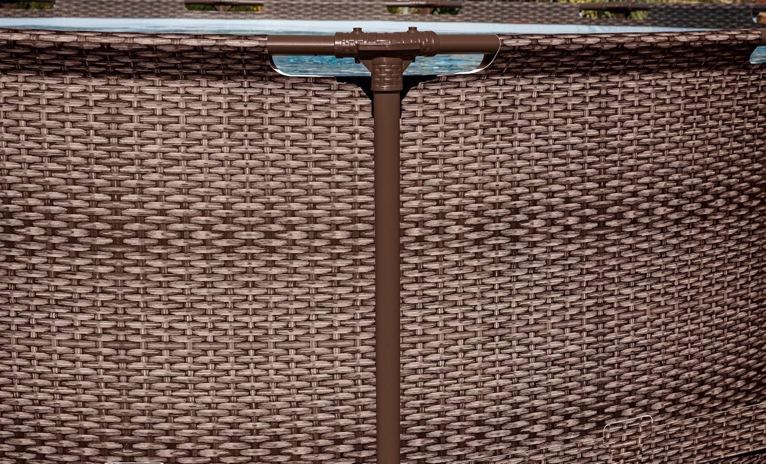 Bestway Steel Pro Max Frame Pool Complete set Deluxe, rond, rotan-look, 366 x 100 cm