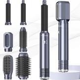 Atopskins Air Styler 6-in-1 Airbrush Pro haarstyler met haardroger, blaasborstel, föhnborstel, blaasborstel, krultang, voor drogen, krullen, gladmaken