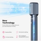 Atopskins Air Styler 6-in-1 Airbrush Pro haarstyler met haardroger, blaasborstel, föhnborstel, blaasborstel, krultang, voor drogen, krullen, gladmaken