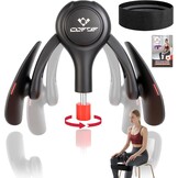 Dijbeentrainer, 15-70 lbs bekkenbodemtrainer voor vrouwen, multifunctionele zittrainer, billentrainer met weerstandsbanden, beenpers voor thuis, bekkenbodem, trainingsapparaat voor vormen, yoga