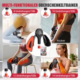 Dijbeentrainer, 15-70 lbs bekkenbodemtrainer voor vrouwen, multifunctionele zittrainer, billentrainer met weerstandsbanden, beenpers voor thuis, bekkenbodem, trainingsapparaat voor vormen, yoga