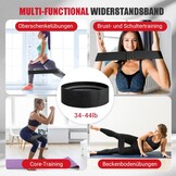 Dijbeentrainer, 15-70 lbs bekkenbodemtrainer voor vrouwen, multifunctionele zittrainer, billentrainer met weerstandsbanden, beenpers voor thuis, bekkenbodem, trainingsapparaat voor vormen, yoga