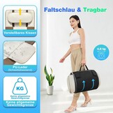 Massagemat voor het hele lichaam, 3D-lichaamsverlenging en lumbale tractie, rugverwarming, omhoog en omlaag trekken, verlenging van bochten, links en rechts, 4 modi, 3 intensiteiten