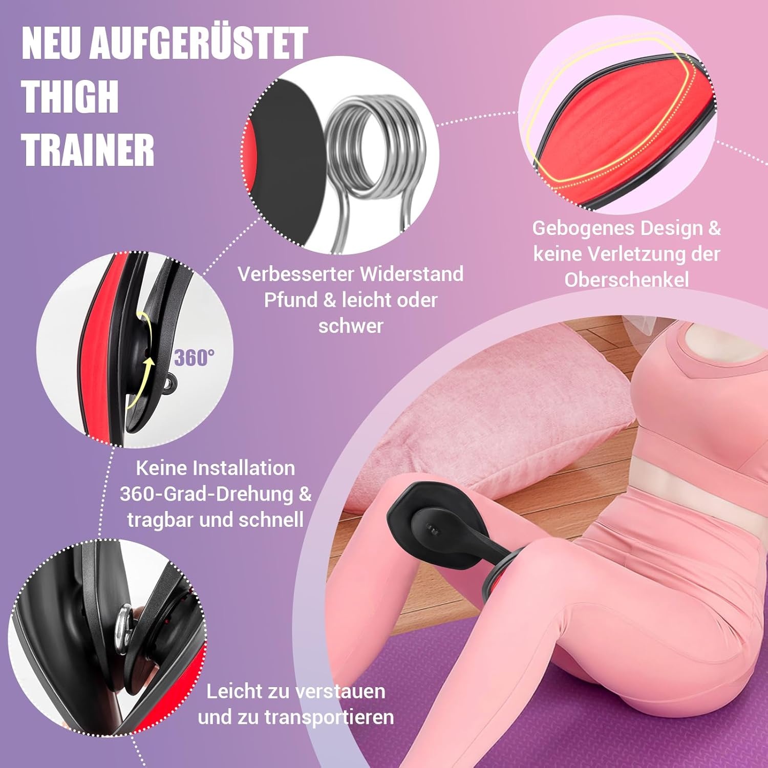 Dijbeentrainer & Bekkenbodemtrainer voor Dames - 32% Korting!
