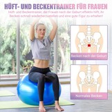 Dijbeentrainer, 28-38 lb bekkenbodemtrainer voor dames, beenpers, multifunctionele arm- en beentrainer, trimmer, billentrainer po trainer met weerstandsbanden, fitnessband, booty sportbanden