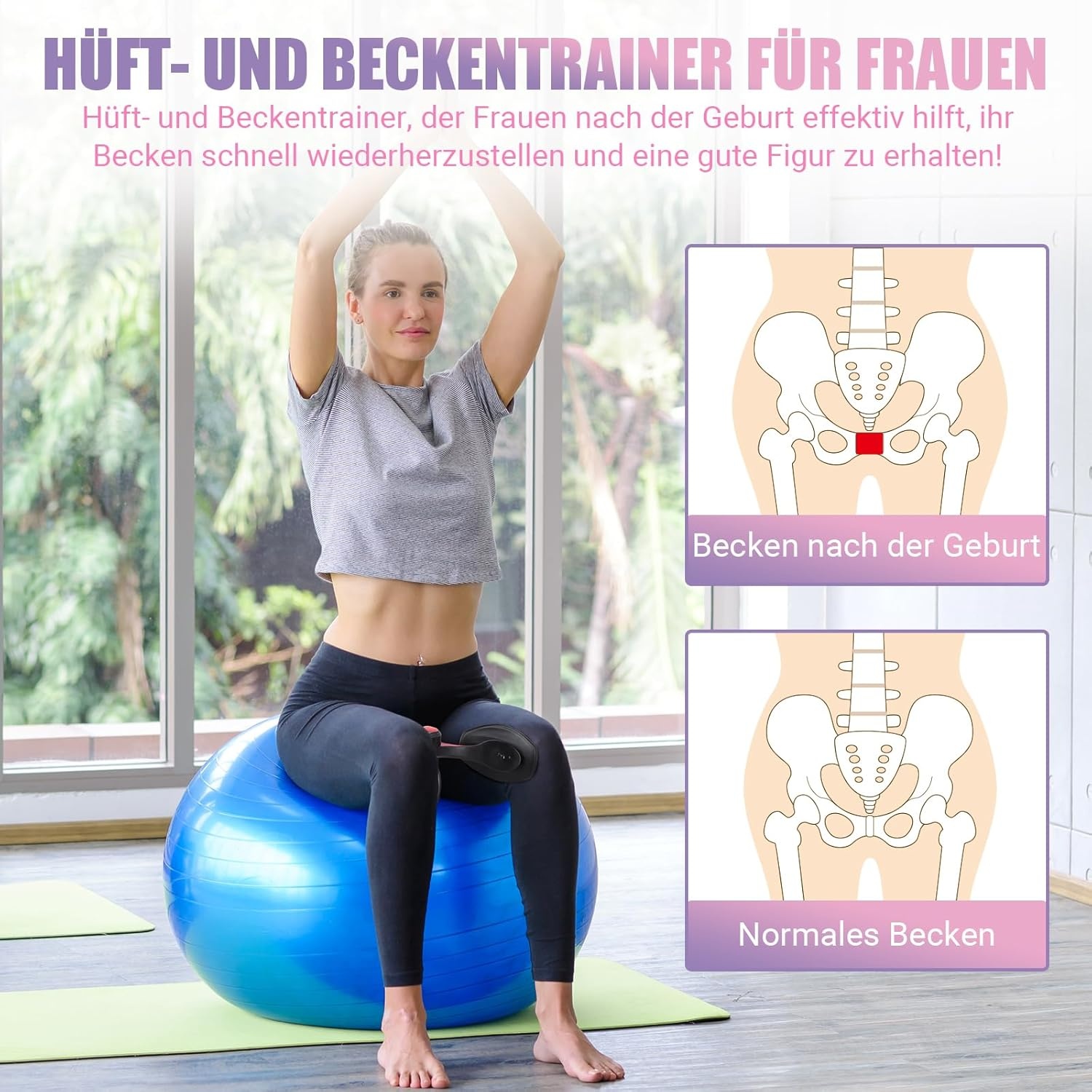 Dijbeentrainer & Bekkenbodemtrainer voor Dames - 32% Korting!