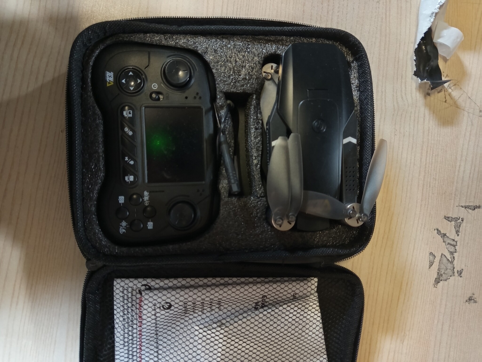 Toladrone Drone met LCD-scherm, Borstelloze Motor Drone met Camera 4K voor Beginners, Headless-modus, Fijnafstemmingsfunctie, Opvouwbare RC-quadcopter voor Volwassenen, TD31LCD Drones