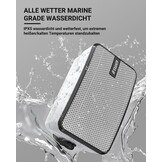 Inwa Bluetooth-Outdoorluidspreker, Draadloos Geluidssysteem voor Binnen en Buiten, IPX5-Waterdicht, 400W (2 Stuks, 2025 Nieuwe Bluetooth-Naam "Sync Speaker", RMS 40W)