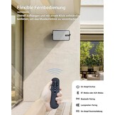 Inwa Bluetooth-Outdoorluidspreker, Draadloos Geluidssysteem voor Binnen en Buiten, IPX5-Waterdicht, 400W (2 Stuks, 2025 Nieuwe Bluetooth-Naam "Sync Speaker", RMS 40W)