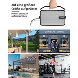 Inwa Bluetooth-Outdoorluidspreker, Draadloos Geluidssysteem voor Binnen en Buiten, IPX5-Waterdicht, 400W (2 Stuks, 2025 Nieuwe Bluetooth-Naam "Sync Speaker", RMS 40W)