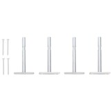 vidaXL Zwevende Wandschappen (2 st) met Lade - 60cm - 64% Korting!