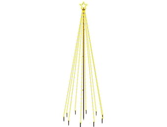 Kerstboom met grondpin 310 Warmwitte LED's 300 cm - 76% Korting