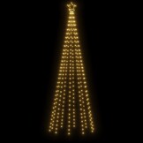 Kerstboom met grondpin 310 Warmwitte LED's 300 cm - 76% Korting