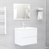 vidaXL Wastafelkast Wit 60x38,5x45 cm | 52% Korting!
