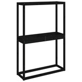 vidaXL Bandenrek Grenenhout Zwart - 120x40x180 cm (61% Korting!)