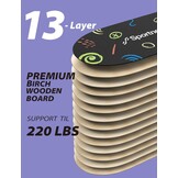 Houten Balance Board Kinderen (3-12jr) - Balans & Coördinatie 46% Korting