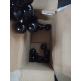 vidaXL Zwarte Kerstbal Guirlande 186cm - 65% Korting!