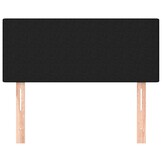 vidaXL Hoofdbord Stof Zwart 90x78/88 cm - 54% Korting!