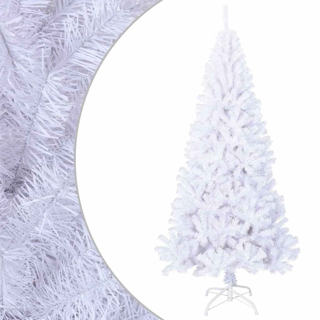 vidaXL Witte Kunstkerstboom 210 cm - 62% Korting