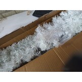 vidaXL Witte Kunstkerstboom 210 cm - 62% Korting